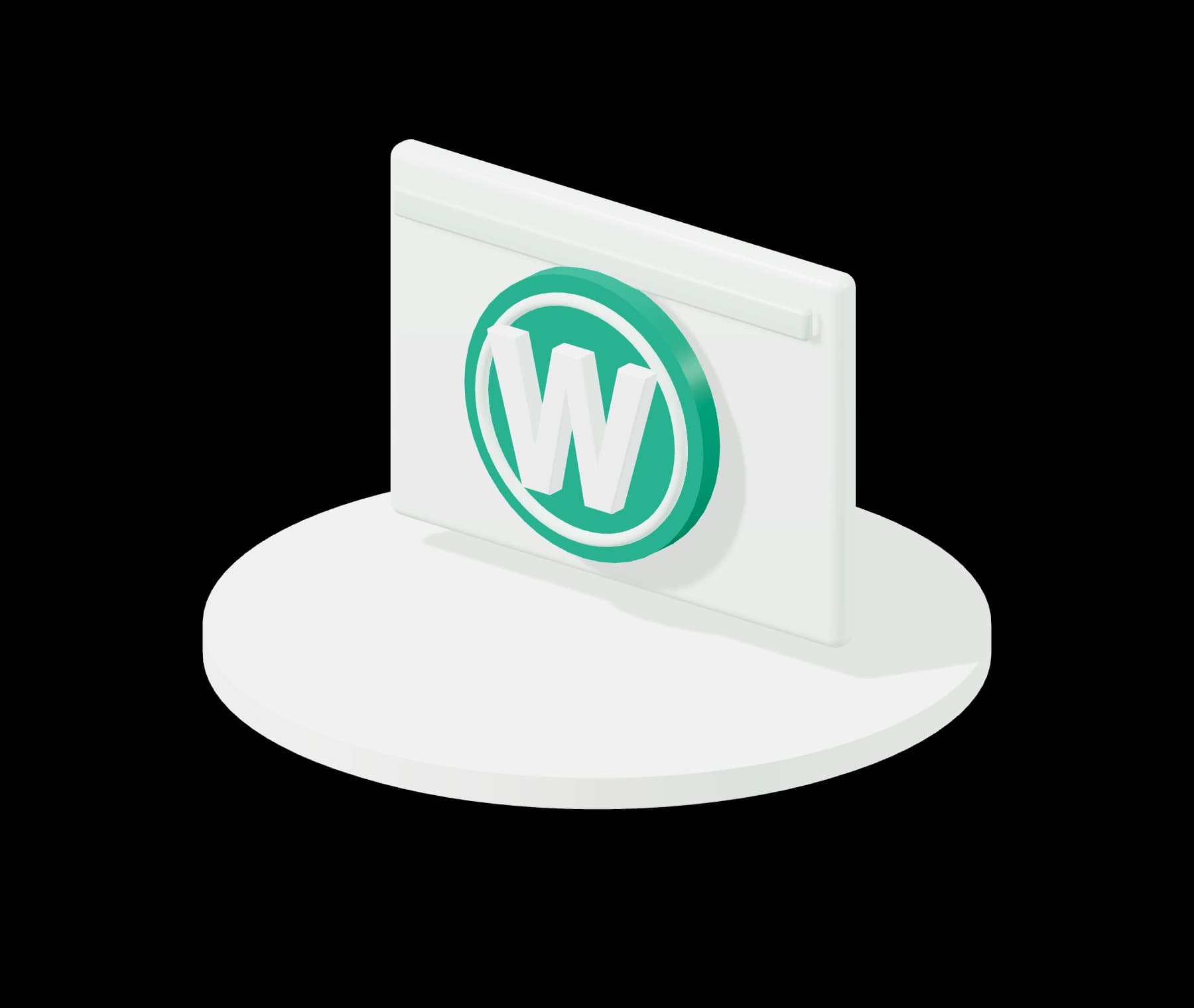 3D illustration for wordpress development